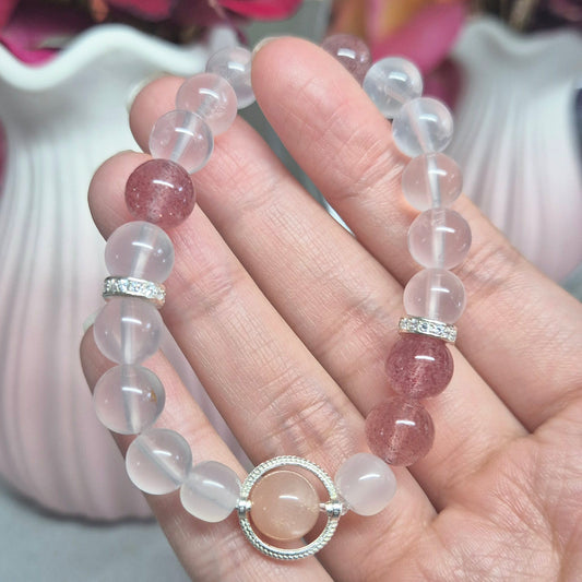 Blush Aura Bracelet 9mm