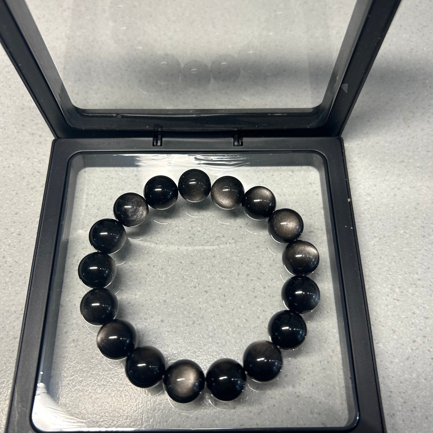 Midnight Cat’s Eye Guardian Bracelet for Man
